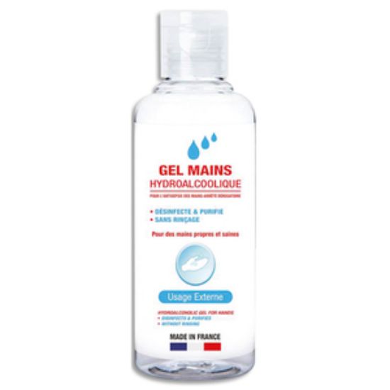 Image de Flacon 100 ml gel hydro-alcoolique désinfectant pour les mains