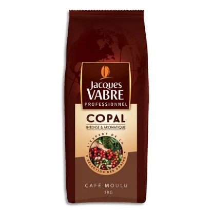Image de JACQUES VABRE - Paquet d'1Kg de café moulu Copal, intense et aromatique