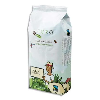 Image de PURO - Paquet de 1kg de café en grains 80 % Arabica et 20 % Robusta