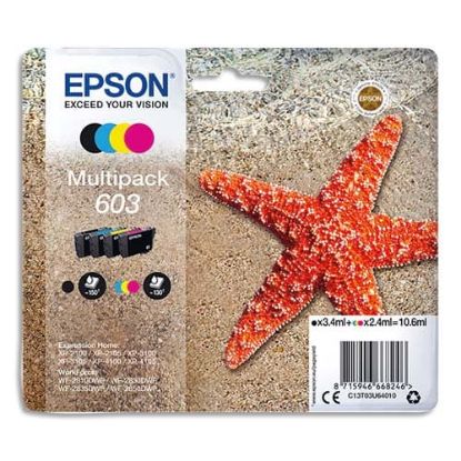 Image de EPSON - Multipack 4 couleurs 603XL Etoile de mer C13T03A64010