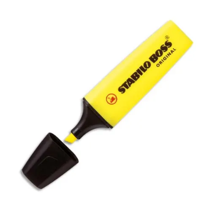 Image de STABILO - Surligneur BOSS ORIGINAL pointe biseautée Jaune