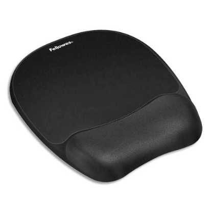 Image de FELLOWES - Tapis de souris repose poignet Mousse Noir 9176501
