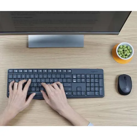 Image de LOGITECH - Ensemble Clavier/Souris MK235 920-007907