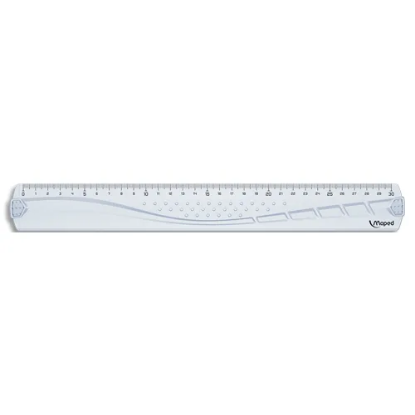 Image de MAPED - Sachet brochable d'1 règle plate GEOMETRIC 20 cm