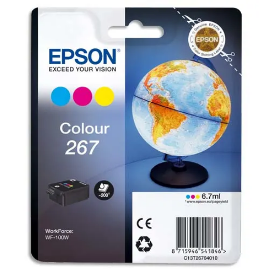 Image de EPSON - Multipack Jet d'encre 3 couleurs Globe C13T26704010