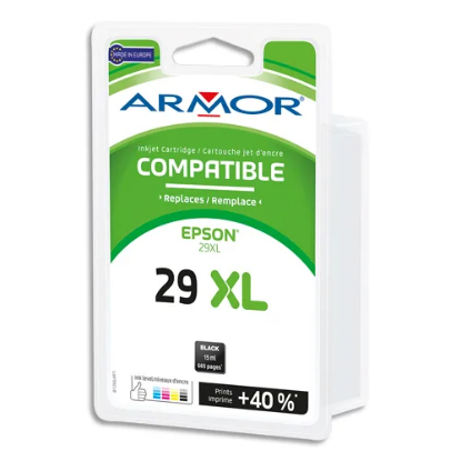 Image de ARMOR - Cartouche compatible Jet d'encre Noir EPSON 29XL B12664R1