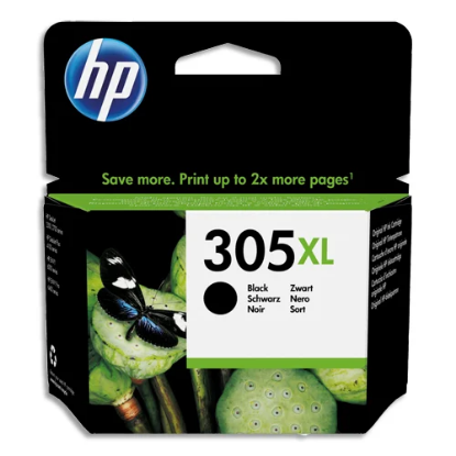 Image de HP - 305XL Cartouche d'Encre Noire grande capacité Authentique (3YM62AE)