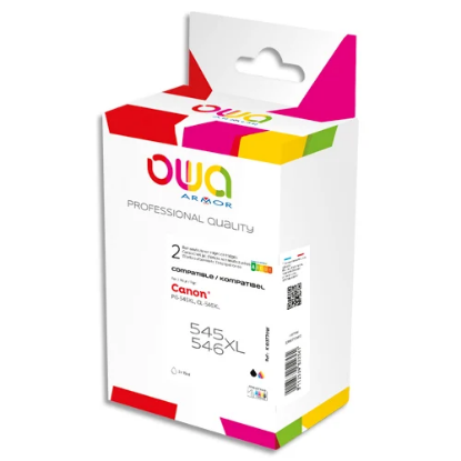 Image de OWA - Cartouche compatible noir+couleur 545/546XL K10377OW