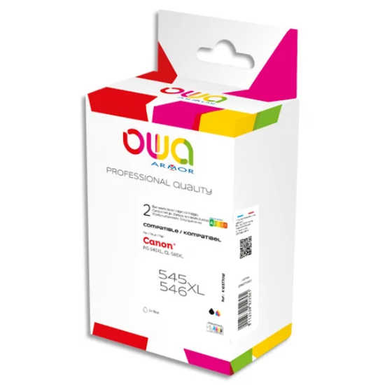Image de OWA - Cartouche compatible noir+couleur 545/546XL K10377OW