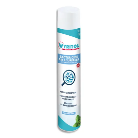 Image de WYRITOL - Aérosol de 750 ml bactéricide parfum Menthe