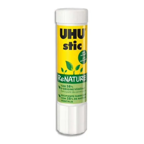 Image de UHU - Bâton de colle 21g Renature biologique 58% de matières premières d'origine végétale, 100% recyclable