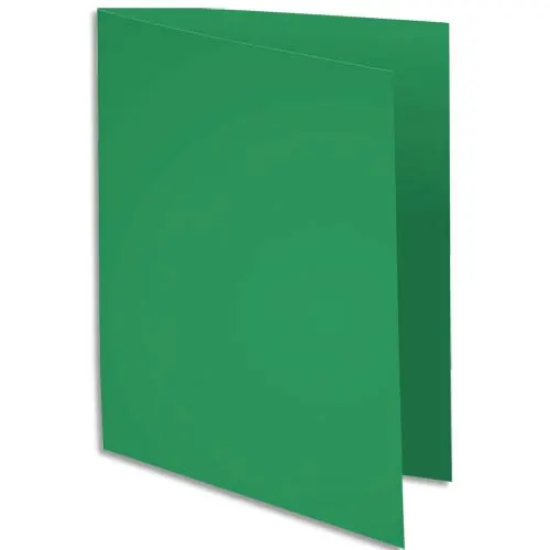 Image de EXACOMPTA - Paquet de 100 chemises ROCK'S en carte 210 grammes coloris Vert sapin