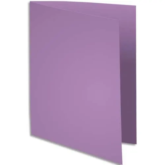 Image de EXACOMPTA - Paquet de 100 chemises SUPER 250 en carte 210 grammes coloris lilas