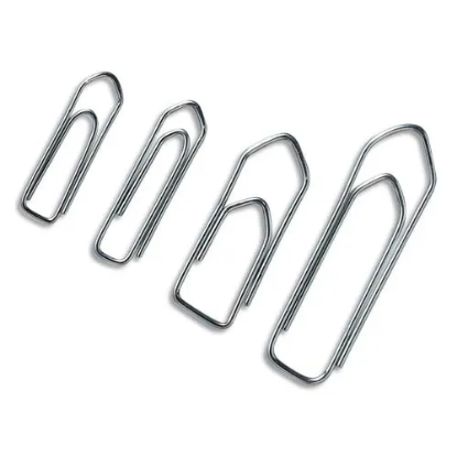 Image de Boîte de 1000 attaches-lettres 32mm en acier galvanisé et bout chevron